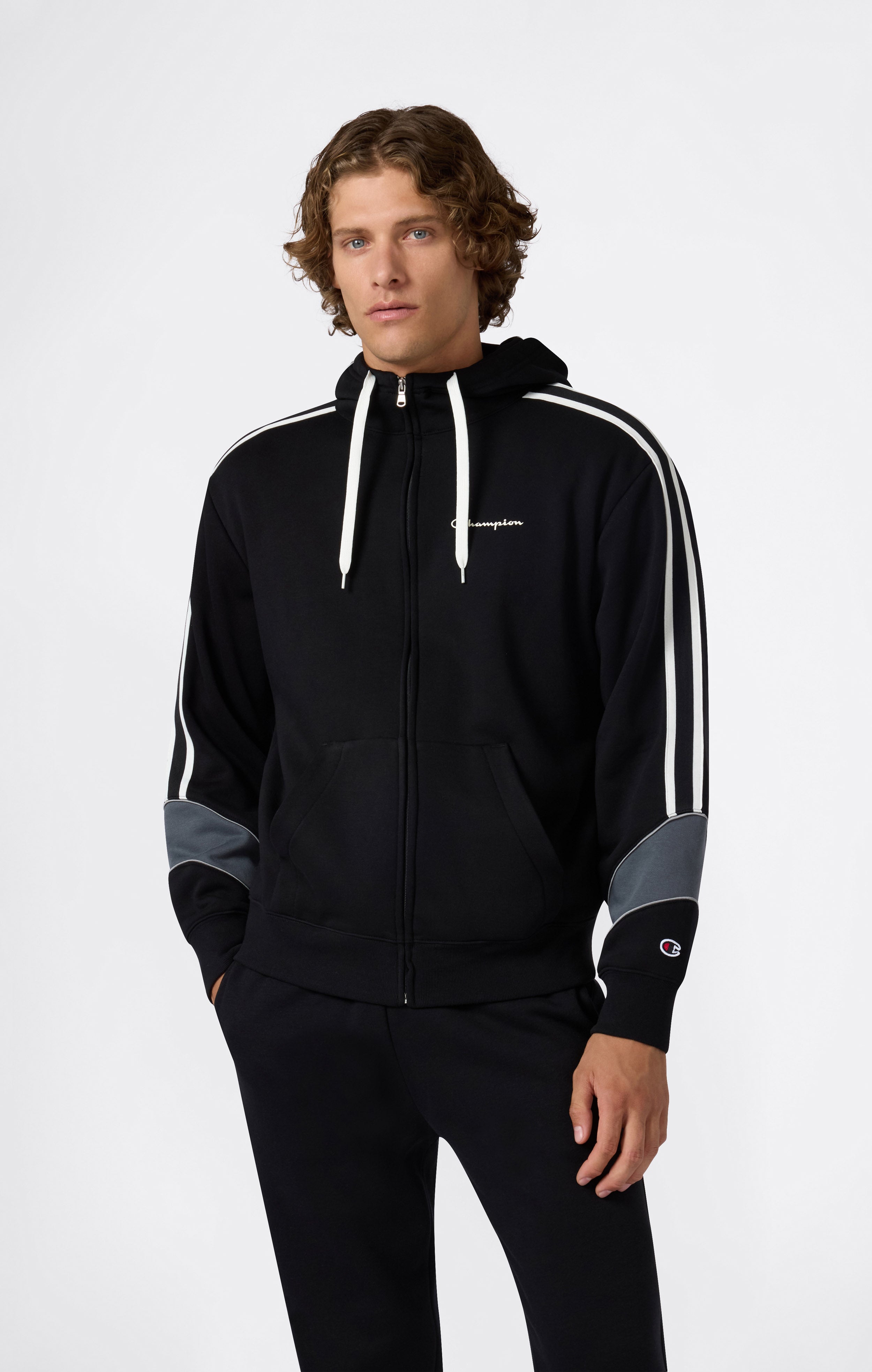 Men’s Fleece Hooded Full Zip Suit