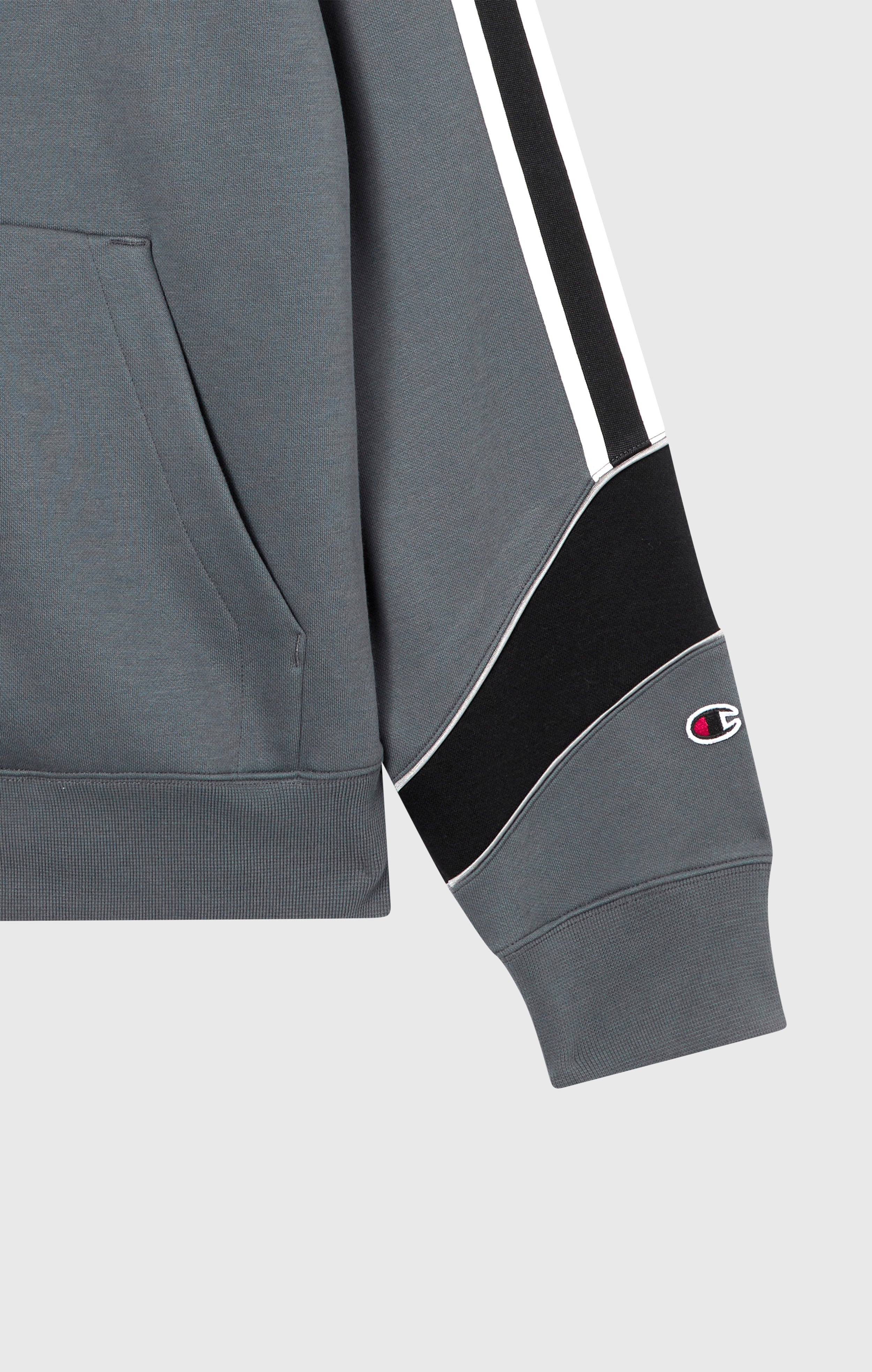 Trainingsanzug mit Kapuze und Reißverschluss für Herren mit angerautem Innenmaterial