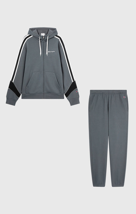 Tuta Full Zip con Cappuccio da Uomo con interno felpato