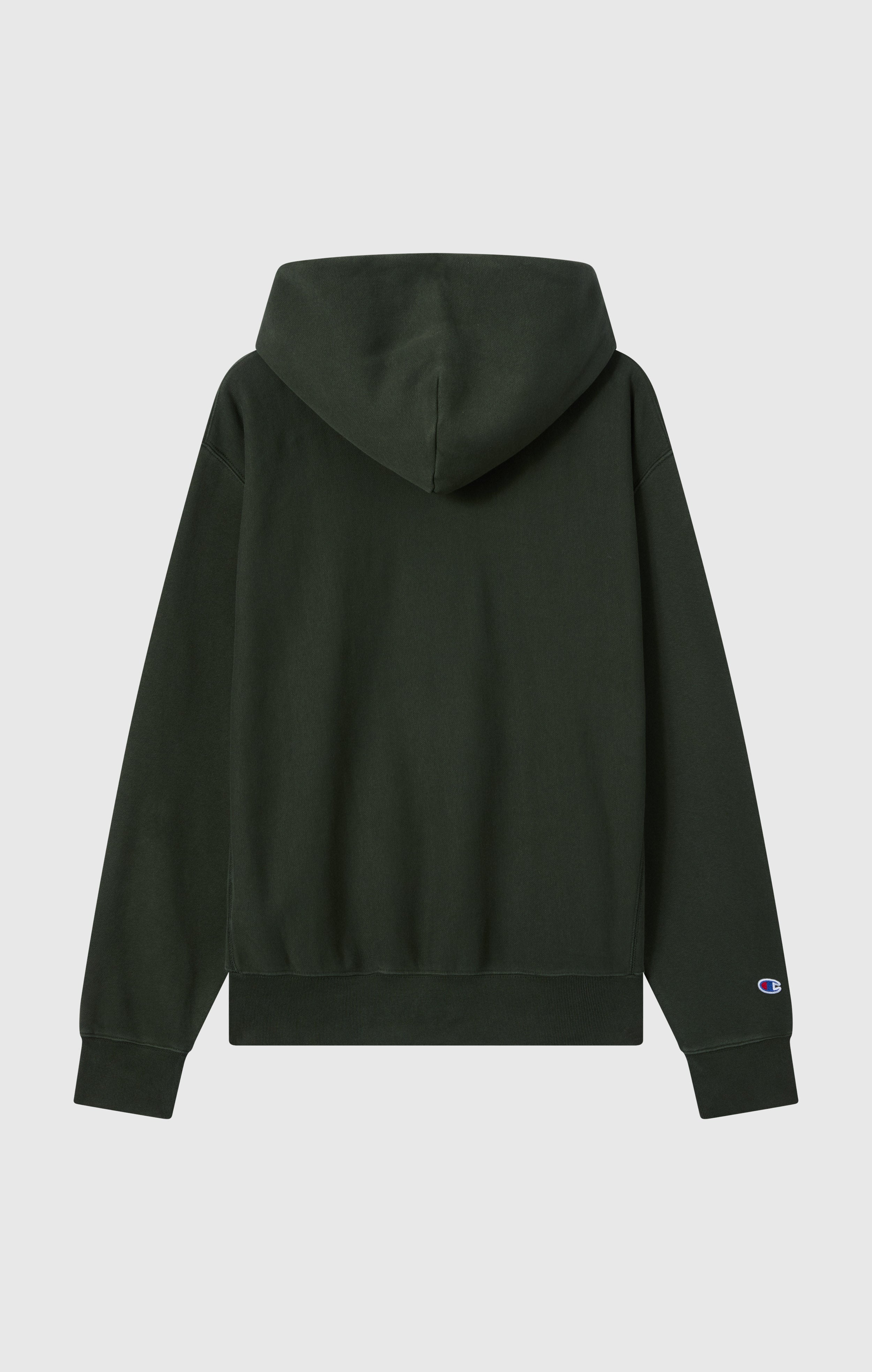 Men’s Heavyweight Hoodie with Brushed Fleece Interior Reverse Weave