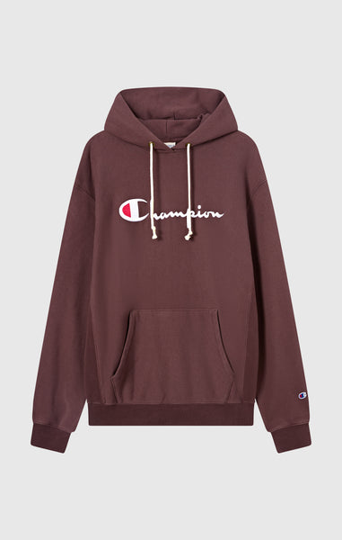 Felpa Pesante con Cappuccio e Interno Felpato Reverse Weave da Uomo