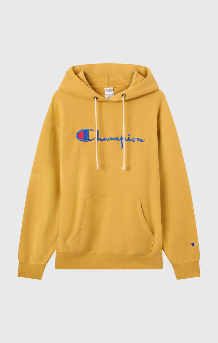 Felpa con Cappuccio da Uomo REVERSE WEAVE con interno felpato
