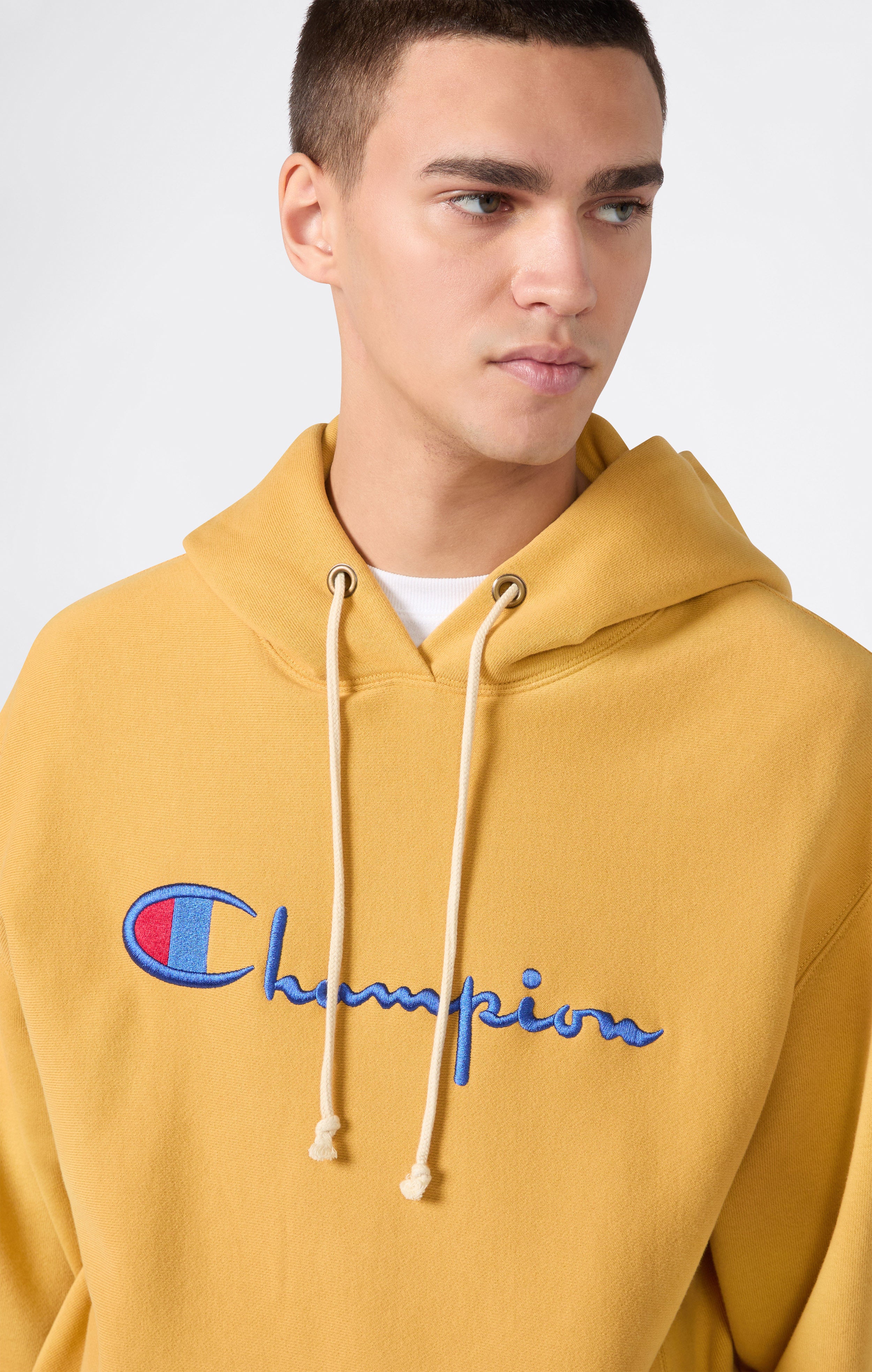 Sudadera con Capucha Reverse Weave de Peso Pesado para Hombre con Interior Afelpado