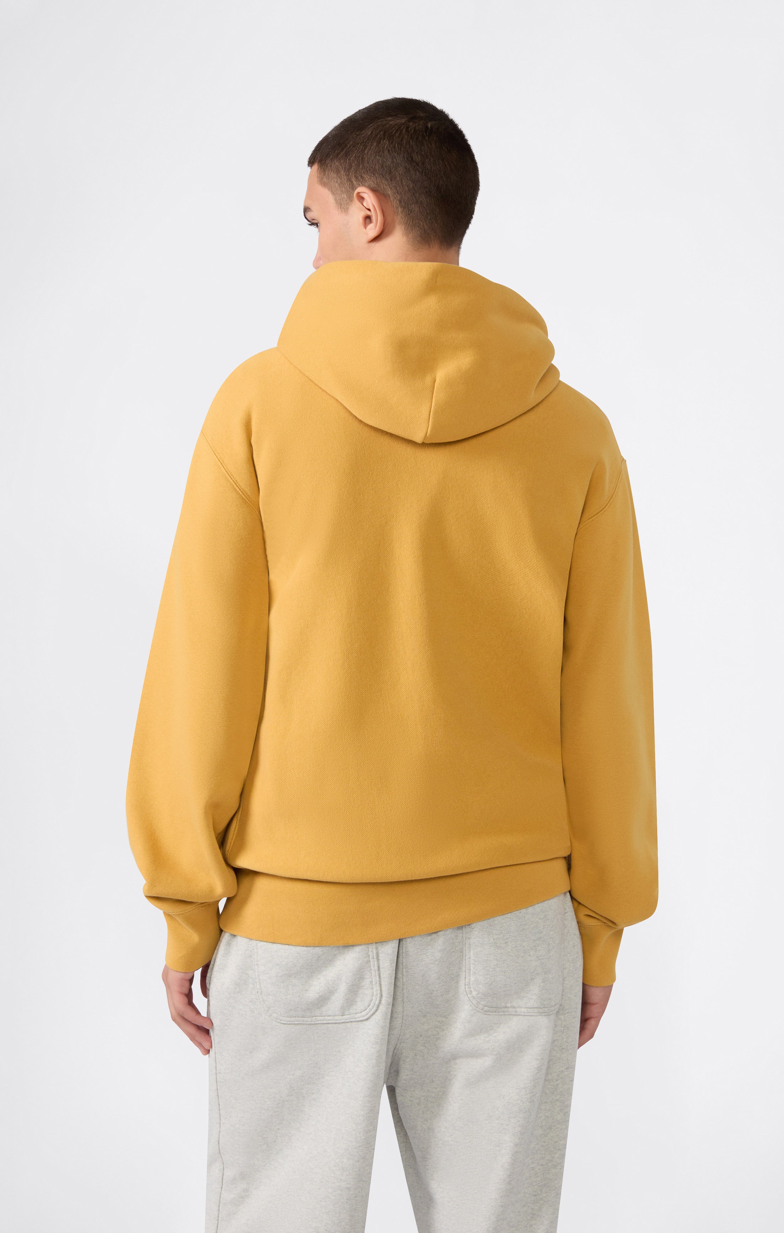 Sudadera con Capucha Reverse Weave de Peso Pesado para Hombre con Interior Afelpado