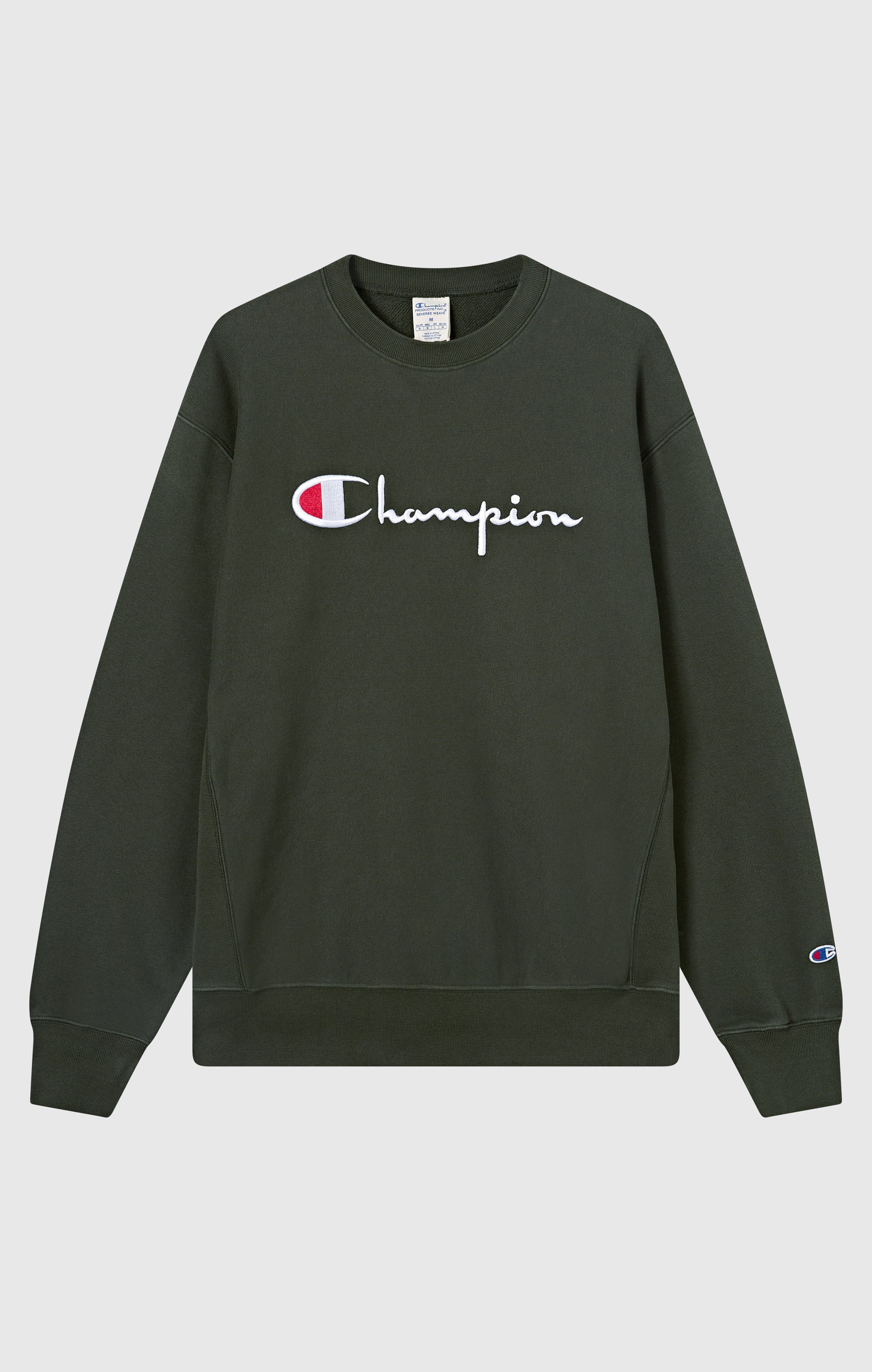 Sudadera de Peso Pesado Reverse Weave para Hombre de Cuello Redondo con Interior Afelpado