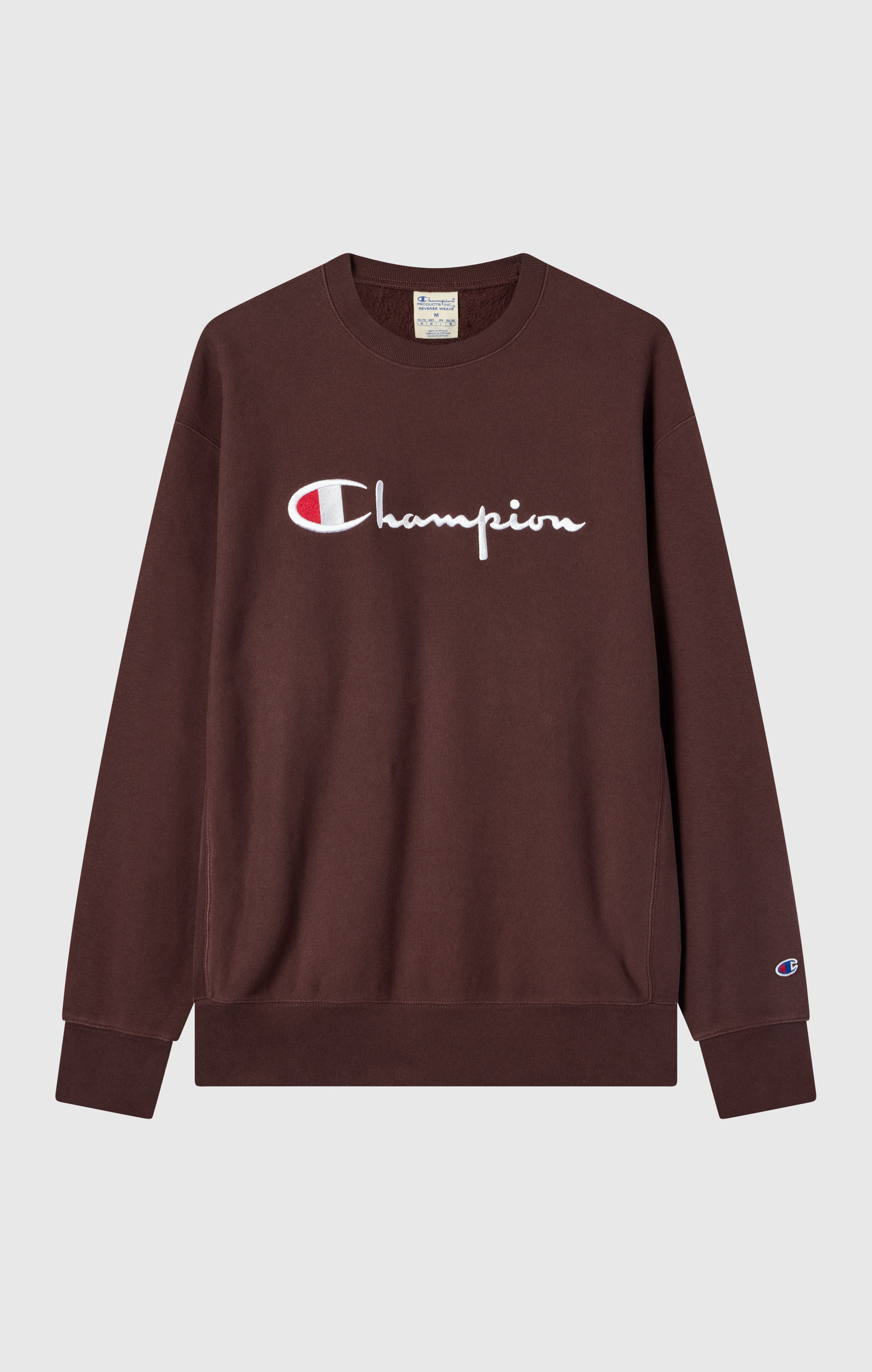 Sudadera de Peso Pesado Reverse Weave para Hombre de Cuello Redondo con Interior Afelpado