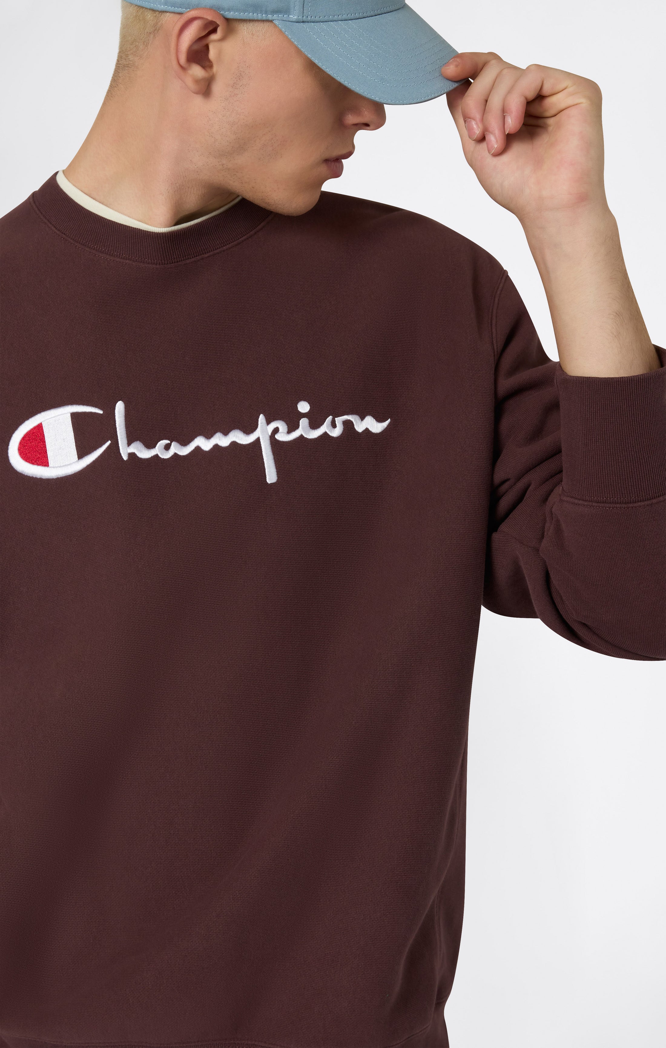 REVERSE WEAVE Men’s Fleece Crewneck Sweatshirt