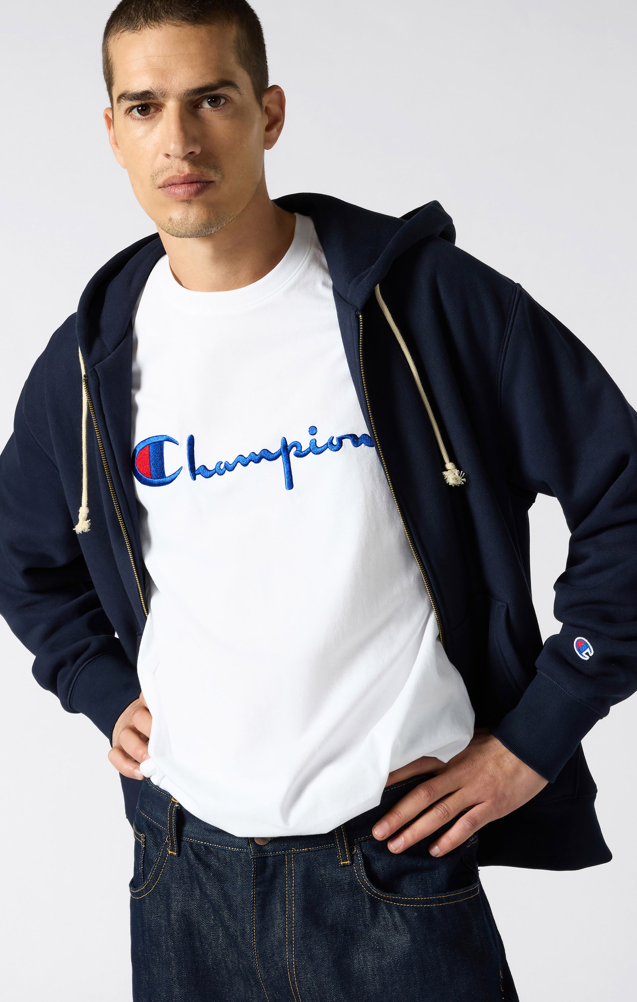 T-Shirt da Uomo REVERSE WEAVE