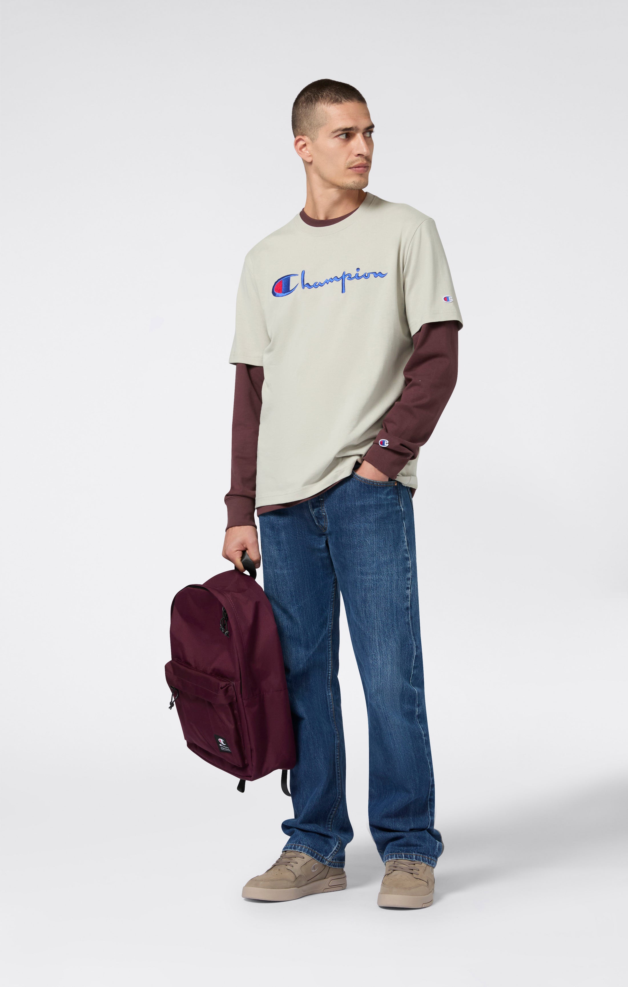 T-shirt REVERSE WEAVE pour Homme