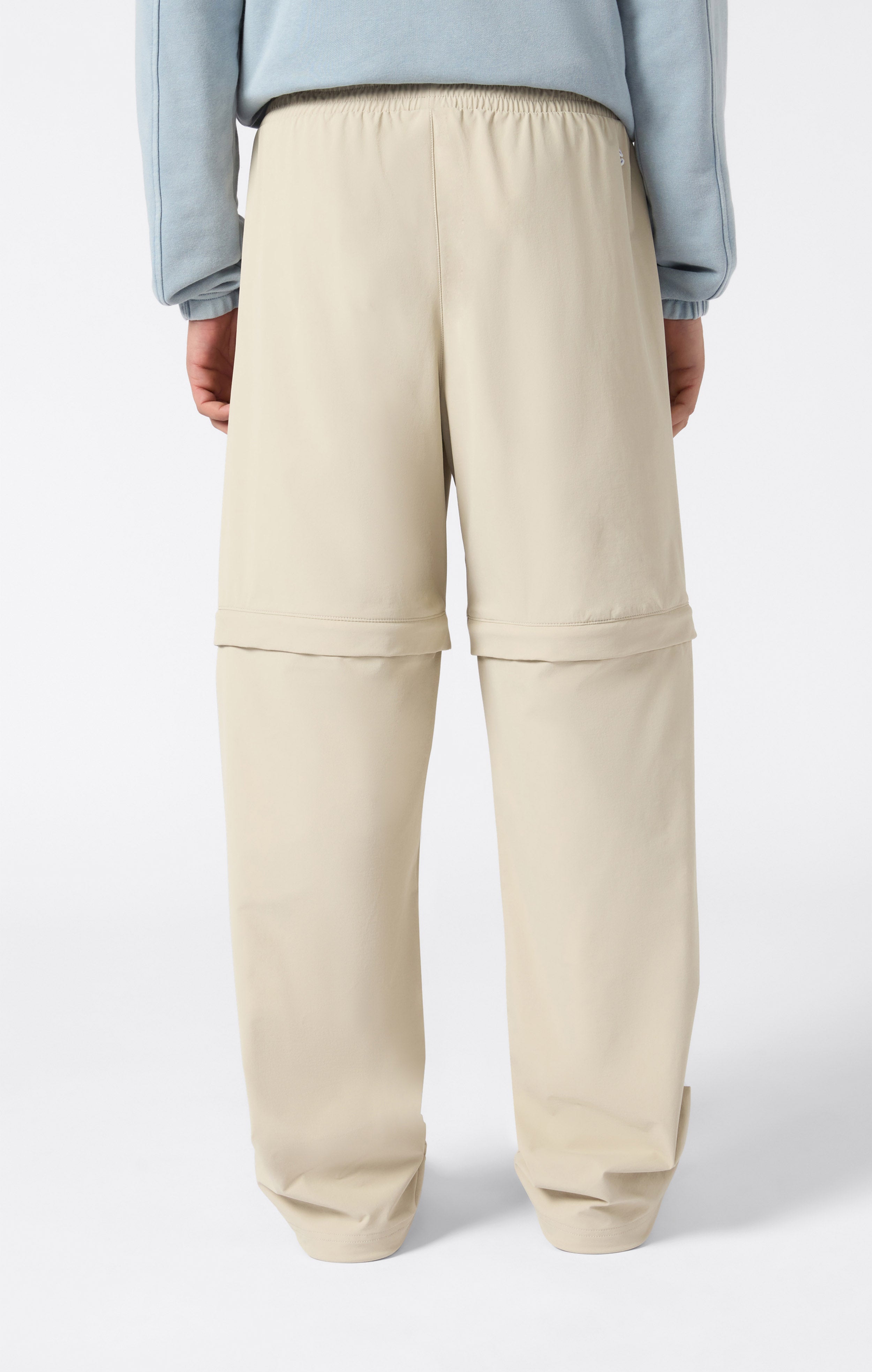 Pantalones de Hombre de Nylon Corte Holgado Convertibles con Puños Elásticos