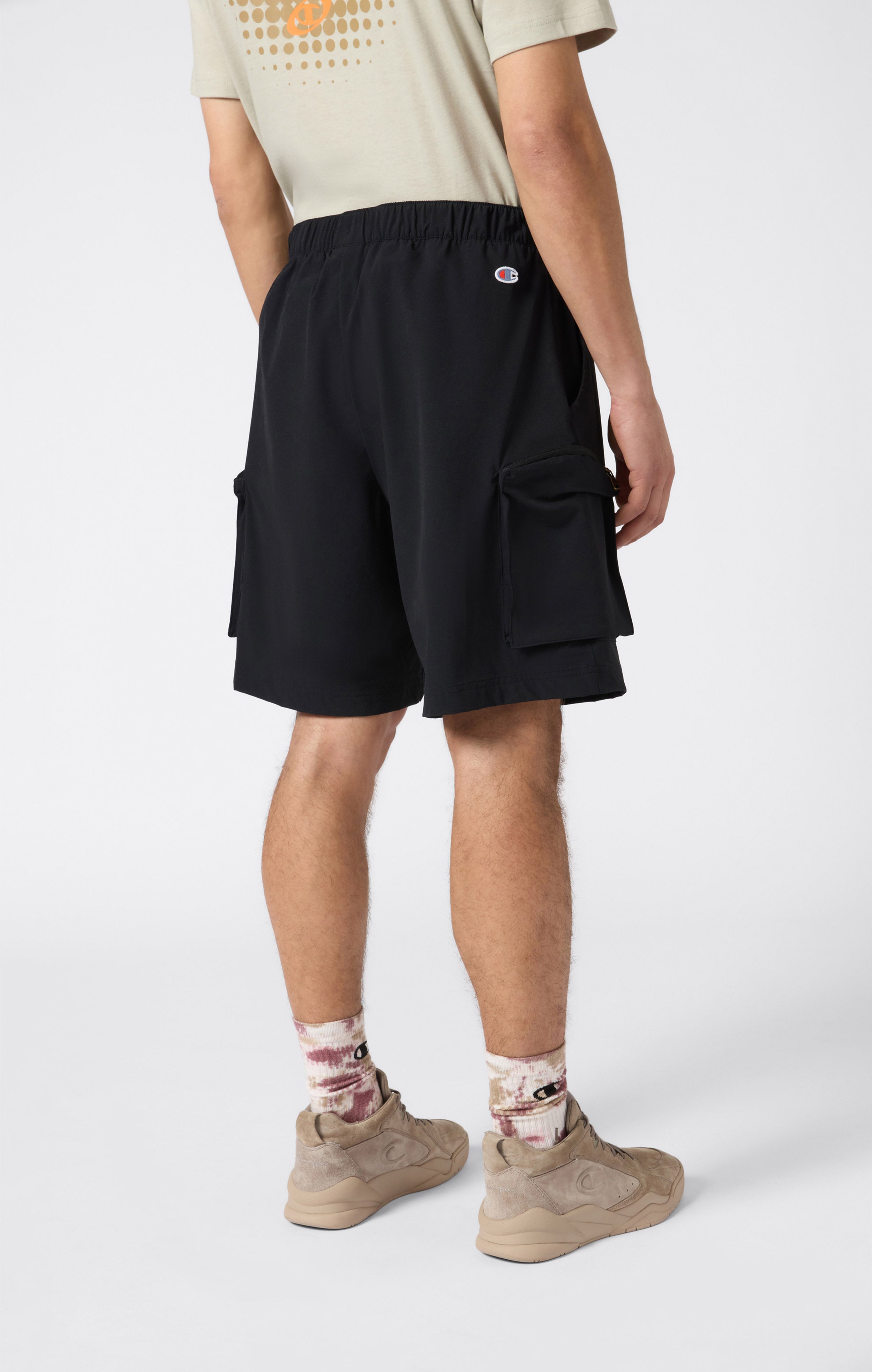 Men's Loose Fit Woven Cargo Shorts