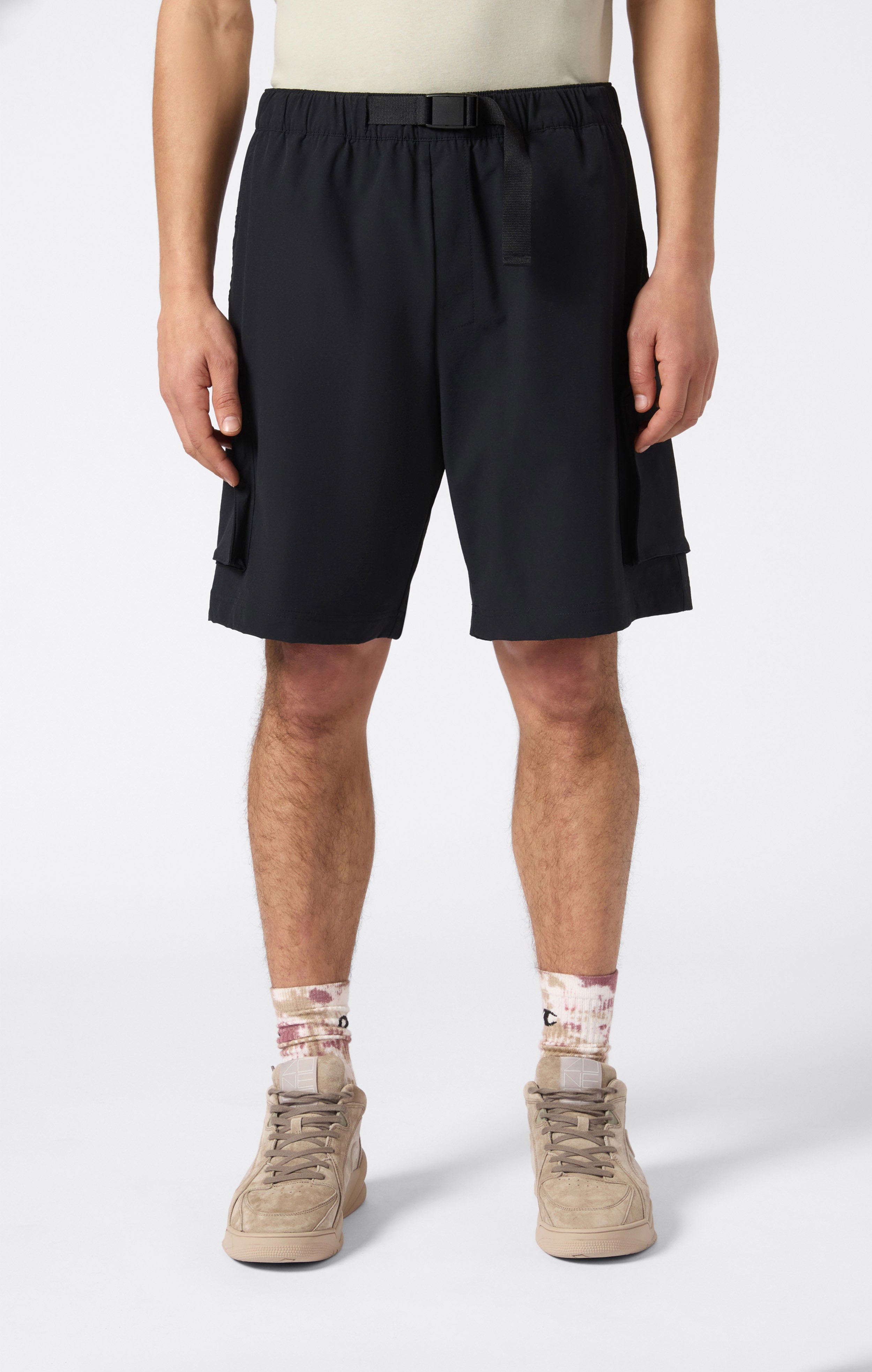 Men's Loose Fit Woven Cargo Shorts