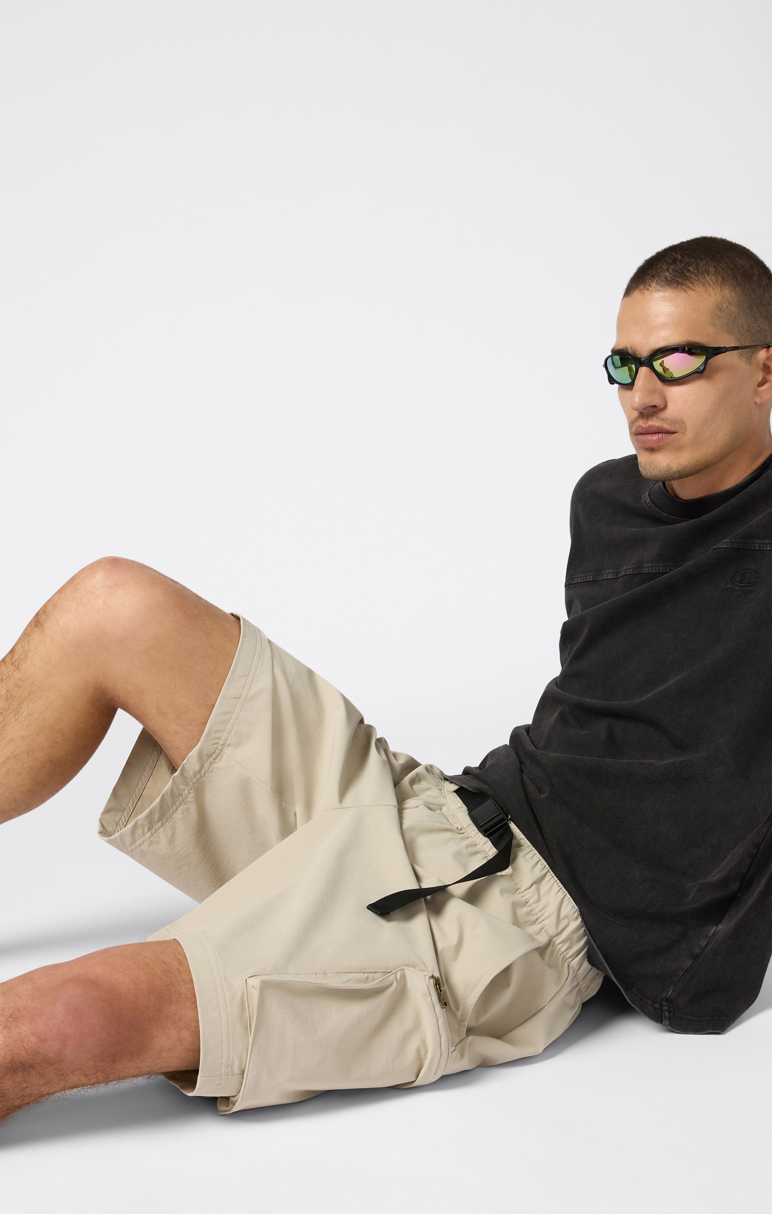 Men's Loose Fit Woven Cargo Shorts