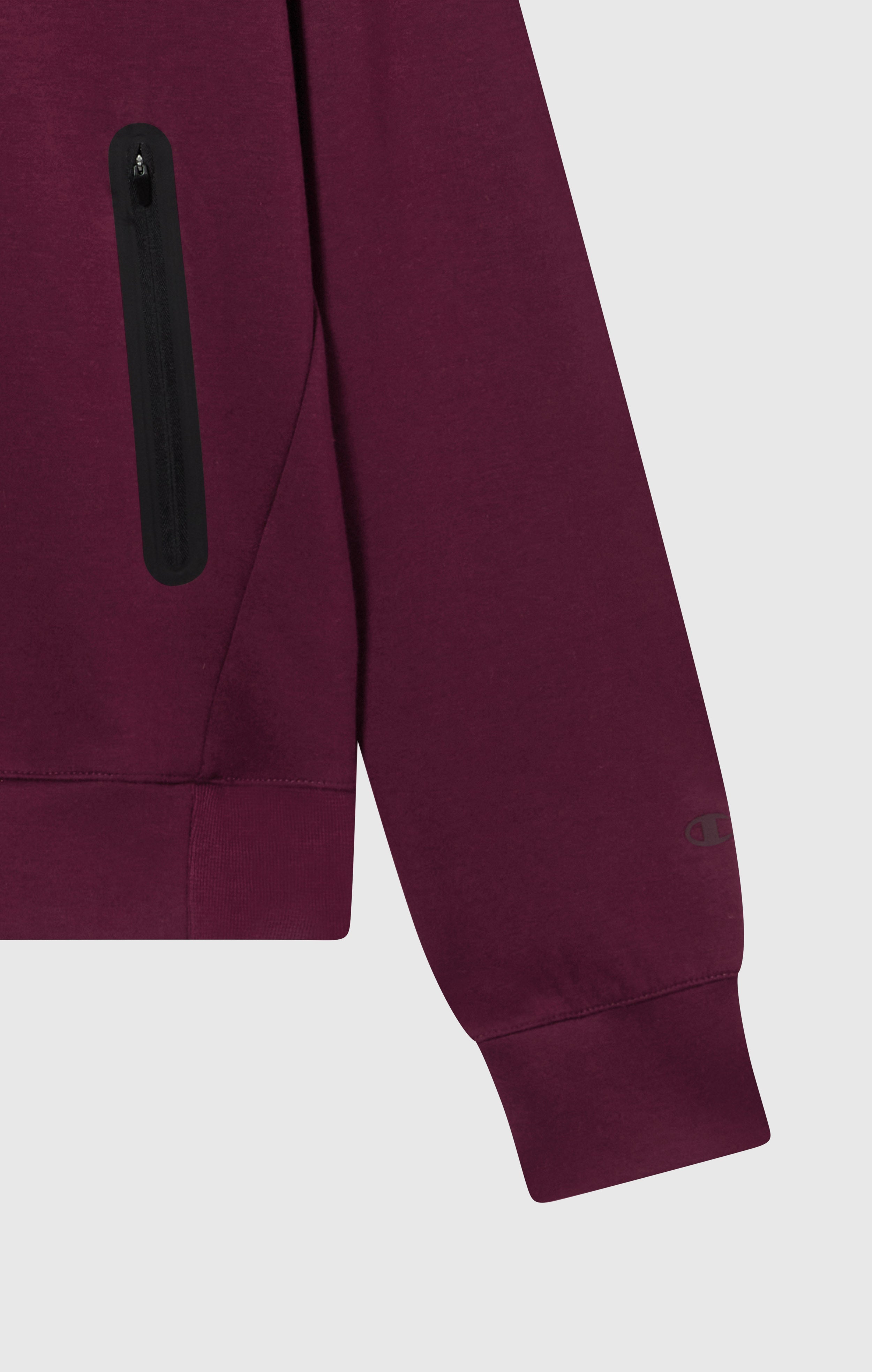 Men’s Stretch Poly-Cotton Hooded Sweatshirt  C-Tech