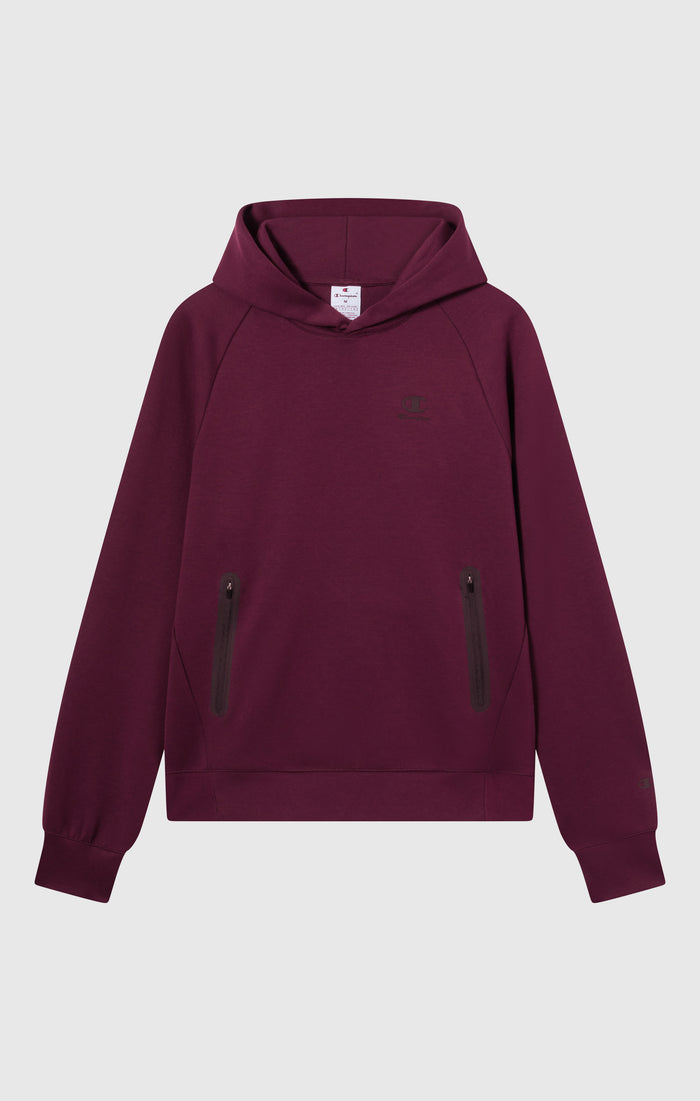 Men’s Stretch Poly-Cotton Hooded Sweatshirt  C-Tech