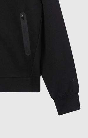 Men’s Stretch Poly-Cotton Full Zip Hooded Sweatshirt C-Tech