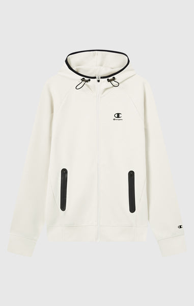 Felpa Da Uomo Stretch Con Cappuccio E Zip Intera C-Tech