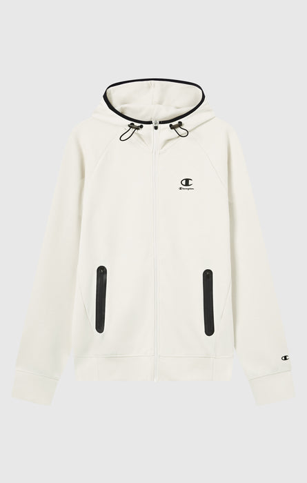 Sweat À Capuche Homme Stretch Avec Zip Intégral C-Tech