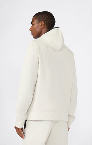 Men’s Stretch Poly-Cotton Full Zip Hooded Sweatshirt C-Tech