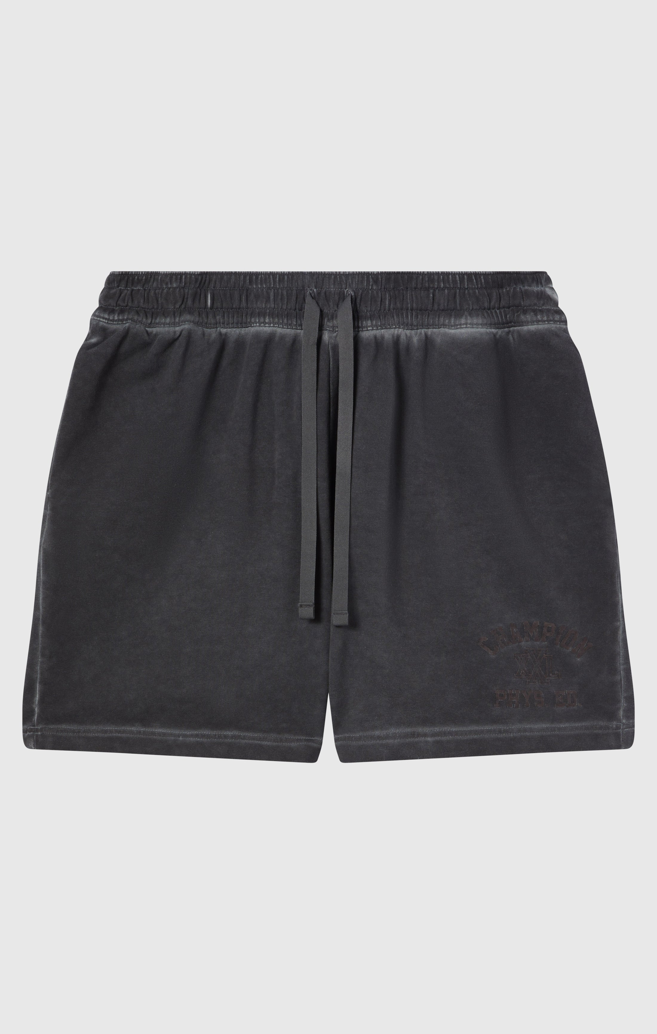 Shorts homme en éponge stretch effet délavé 5''