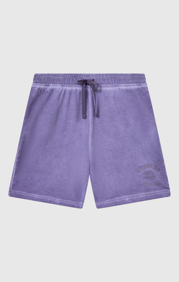 Herren Shorts aus elastischem Terry mit Used-Effekt, 5''