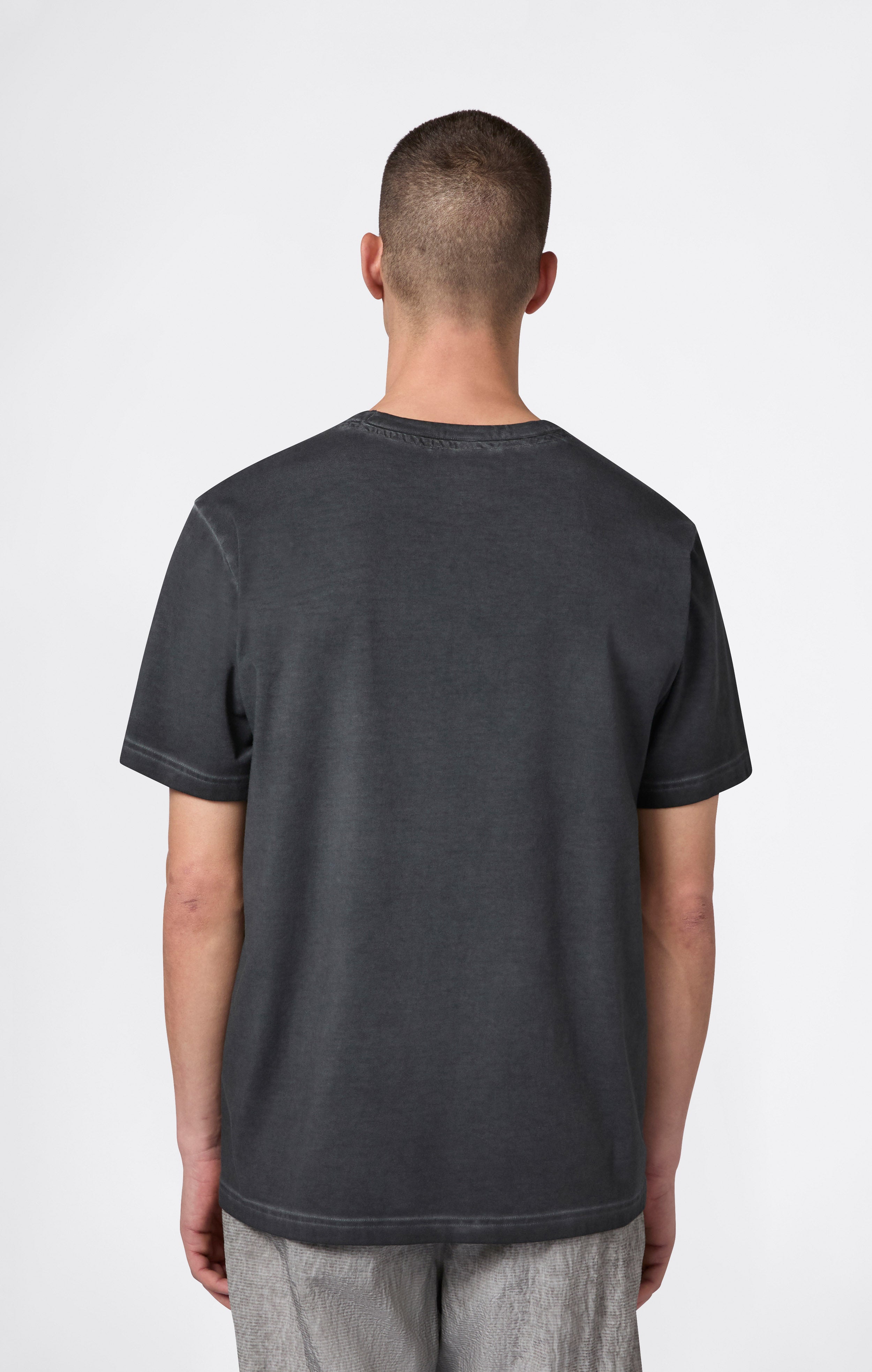 T-Shirt Homme Coton Stretch Effet Délavé