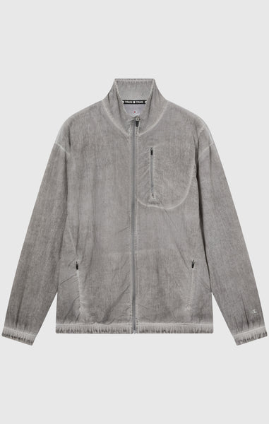 Men’s Washed Full Zip Nylon Top