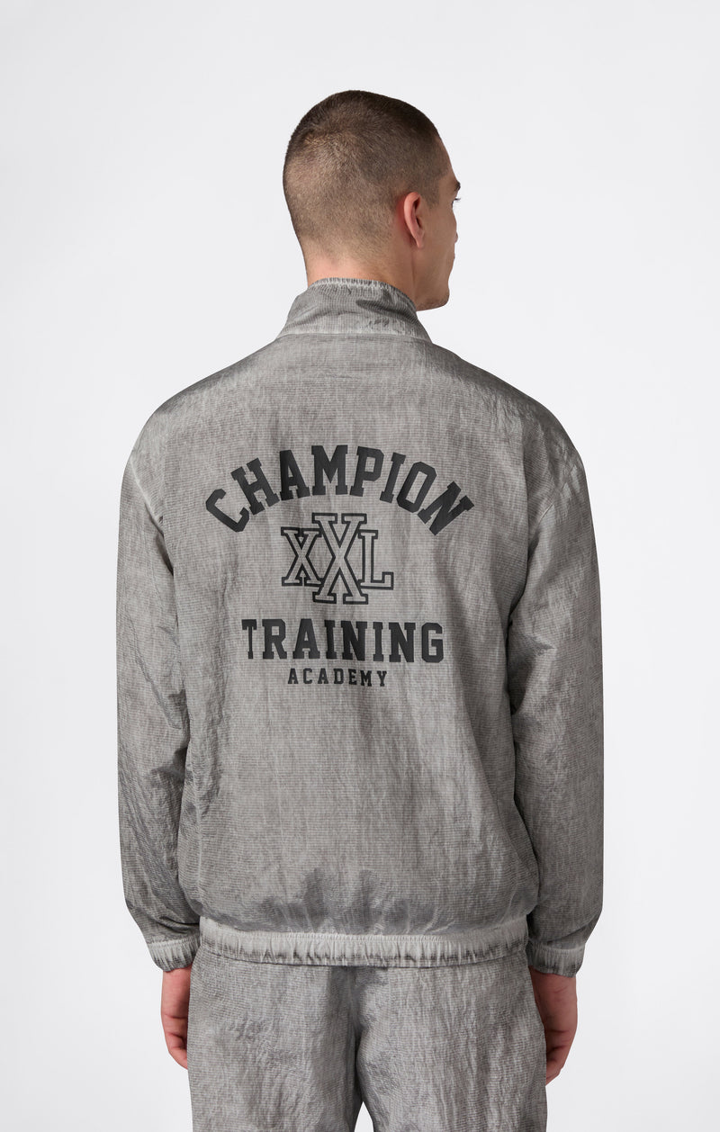 Men’s Washed Full Zip Nylon Top