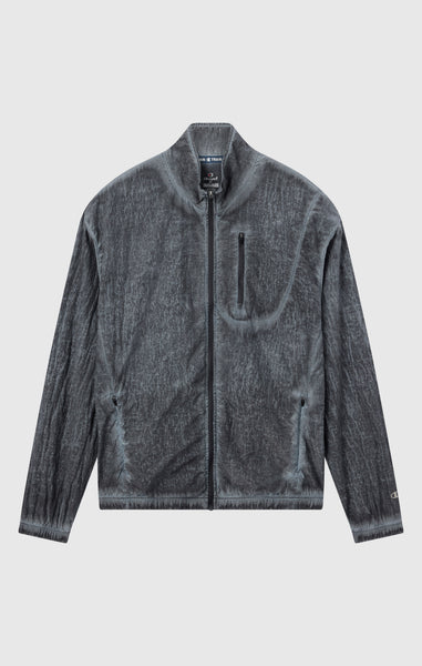 Men’s Washed Full Zip Nylon Top