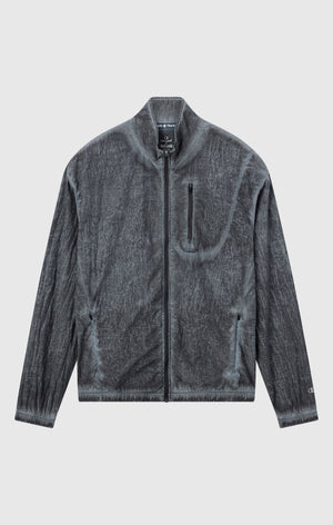 Men’s Washed Full Zip Nylon Top