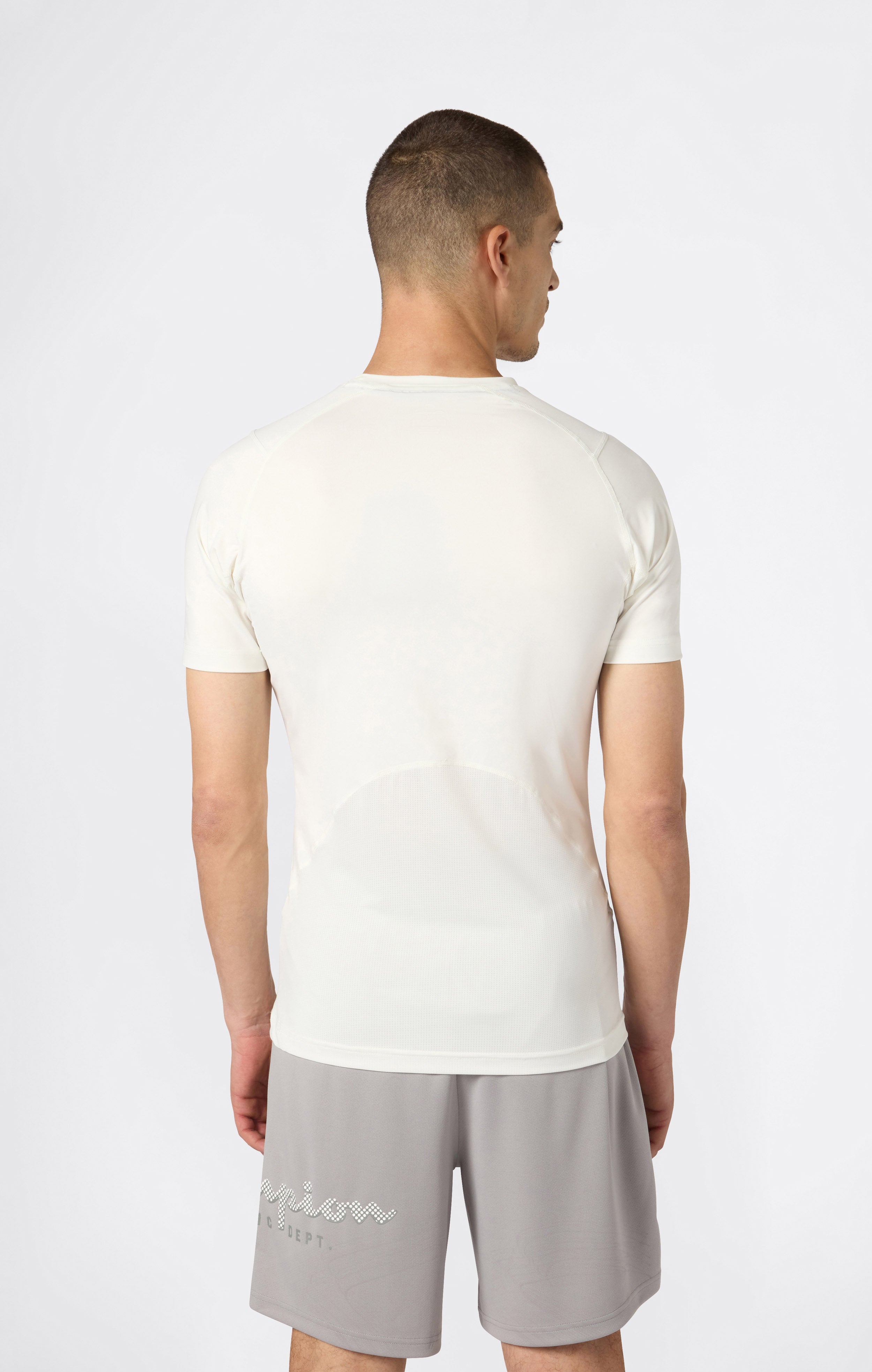 T-shirt homme avec panneau arrière respirant Quick Dry