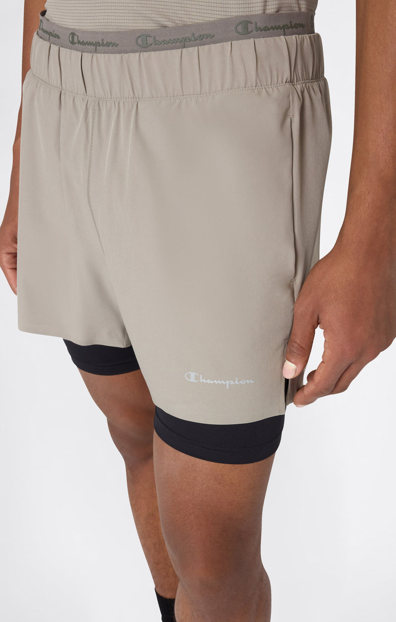 Men’s 2 in 1 Lightweight Quick Dry Shorts