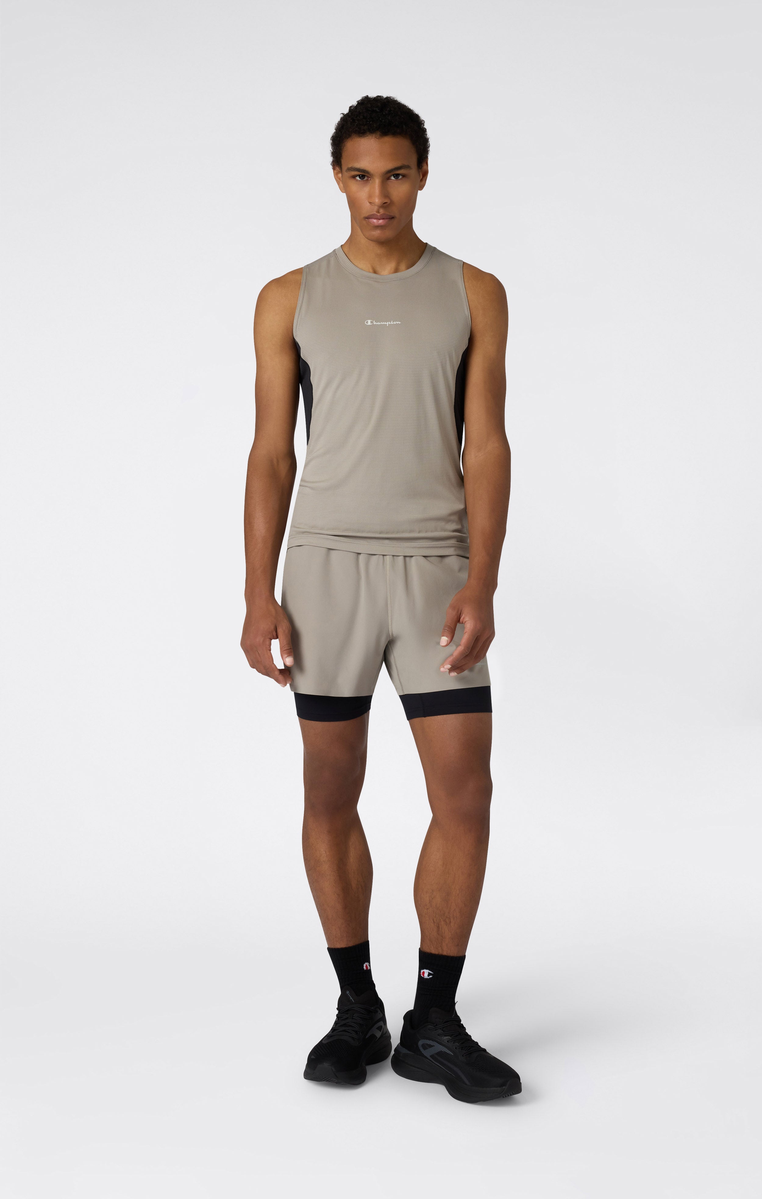 Shorts légers 2 en 1 pour homme Quick Dry