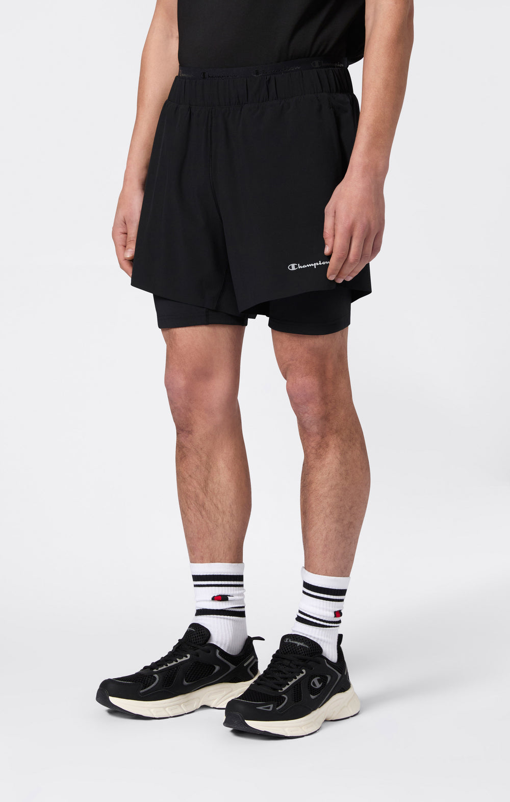 Shorts légers 2 en 1 pour homme Quick Dry