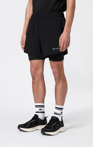 Shorts légers 2 en 1 pour homme Quick Dry