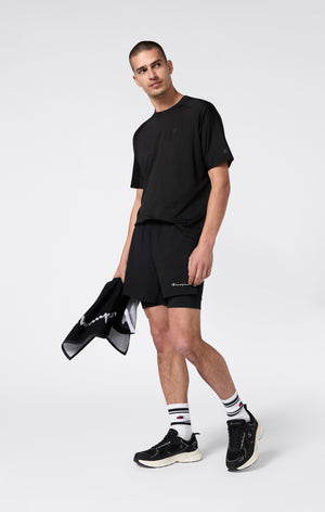 Shorts légers 2 en 1 pour homme Quick Dry