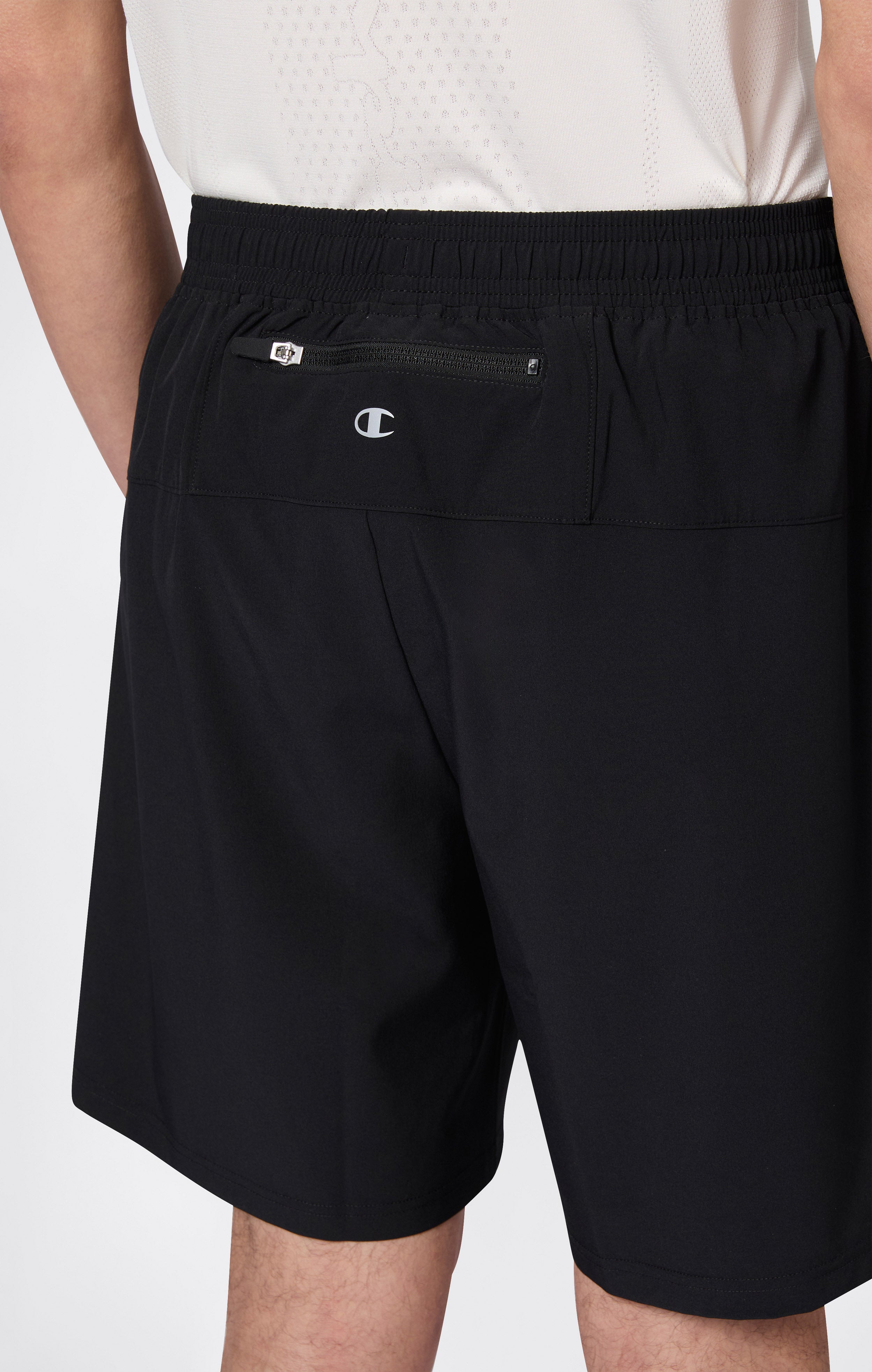Shorts tissés stretch pour homme avec poches zippées Quick Dry