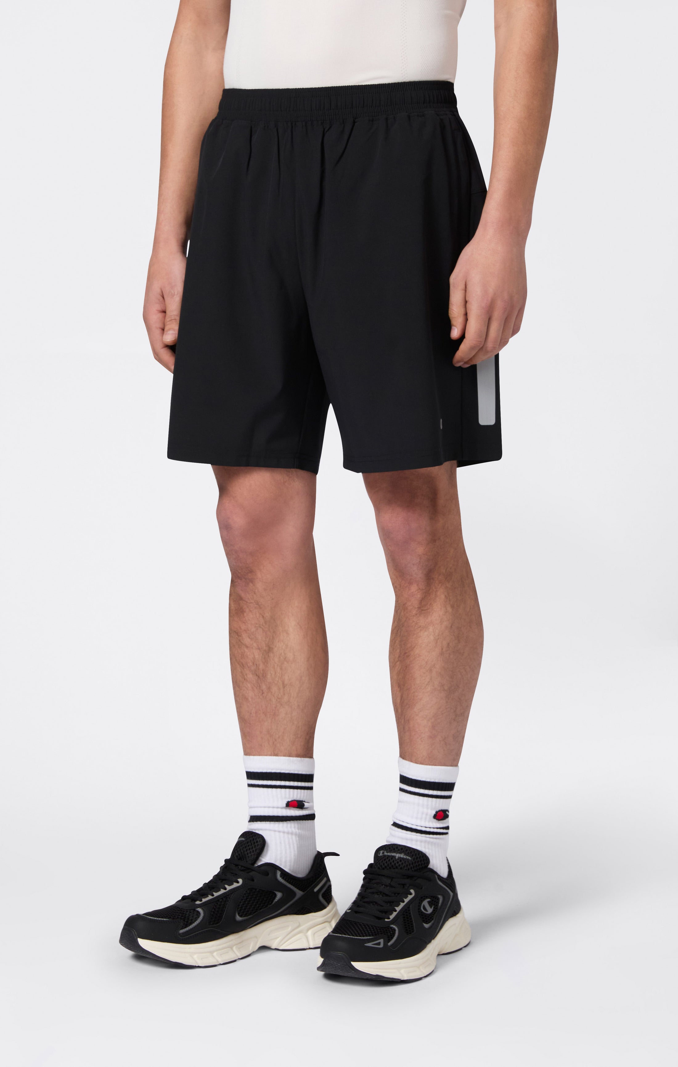 Shorts tissés stretch pour homme avec poches zippées Quick Dry