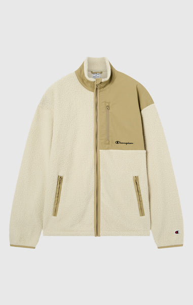 Giacca Polar Teddy con Zip Intera da Uomo