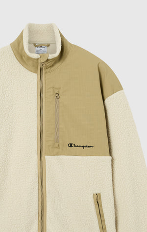 Giacca Polar Teddy con Zip Intera da Uomo