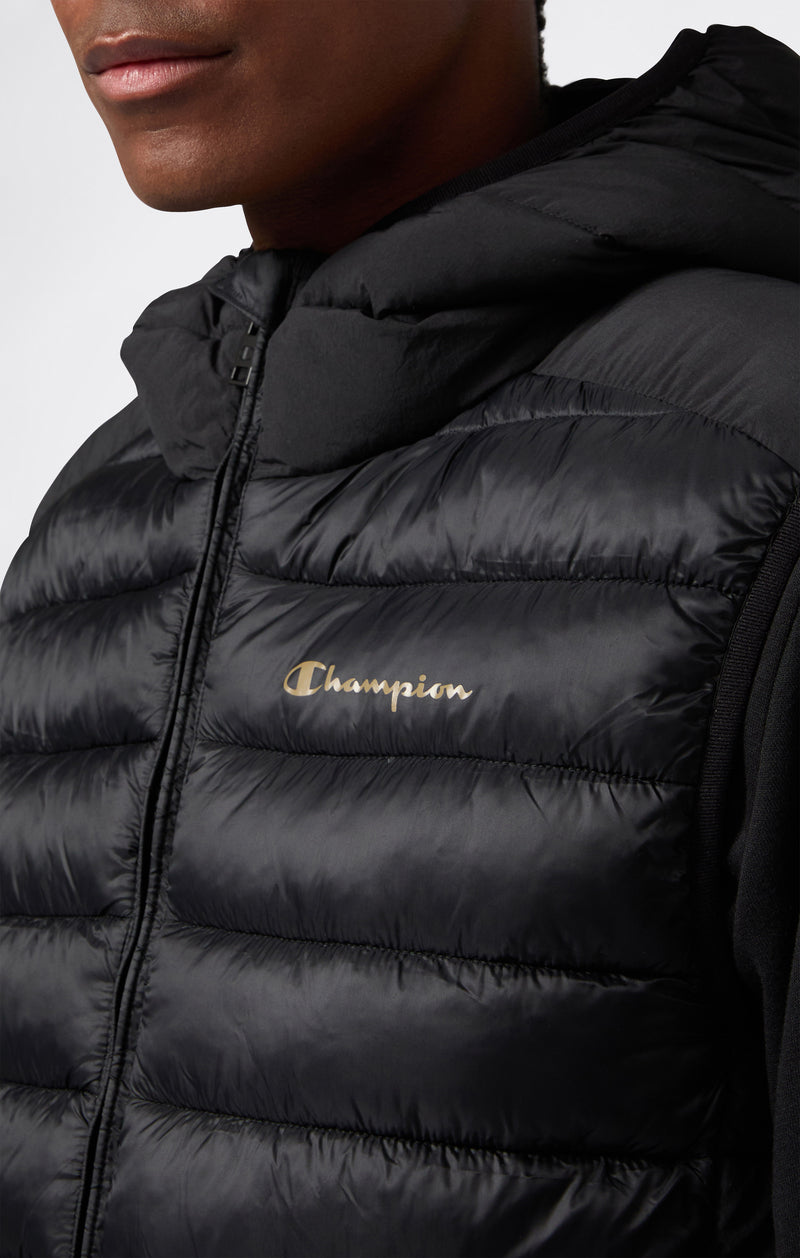 Gilet con Cappuccio da Uomo