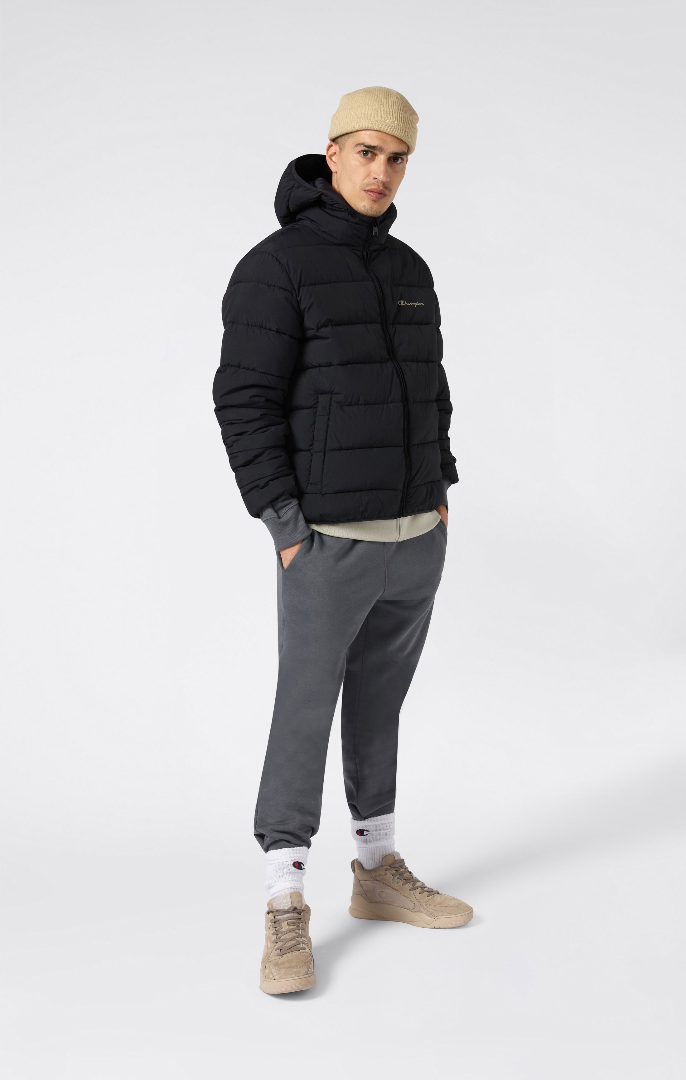 Herren Jacke mit Kapuze