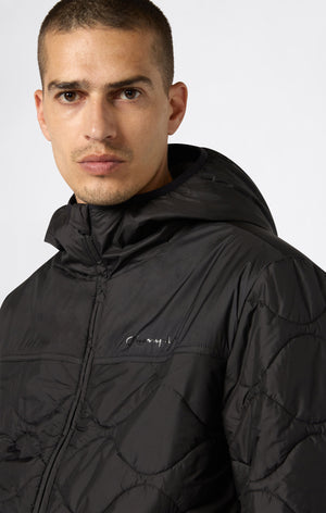 Herren Gefütterte Jacke mit Kapuze