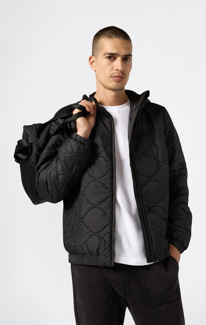 Herren Gefütterte Jacke mit Kapuze