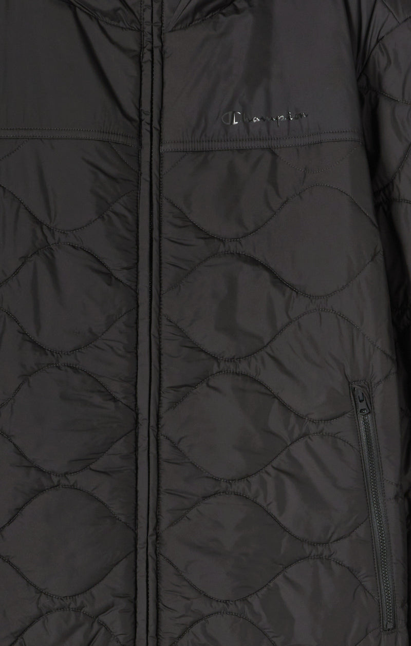 Herren Gefütterte Jacke mit Kapuze