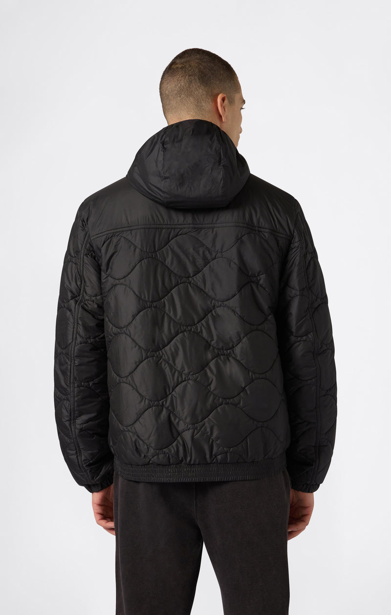 Herren Gefütterte Jacke mit Kapuze