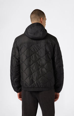 Herren Gefütterte Jacke mit Kapuze