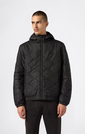 Herren Gefütterte Jacke mit Kapuze