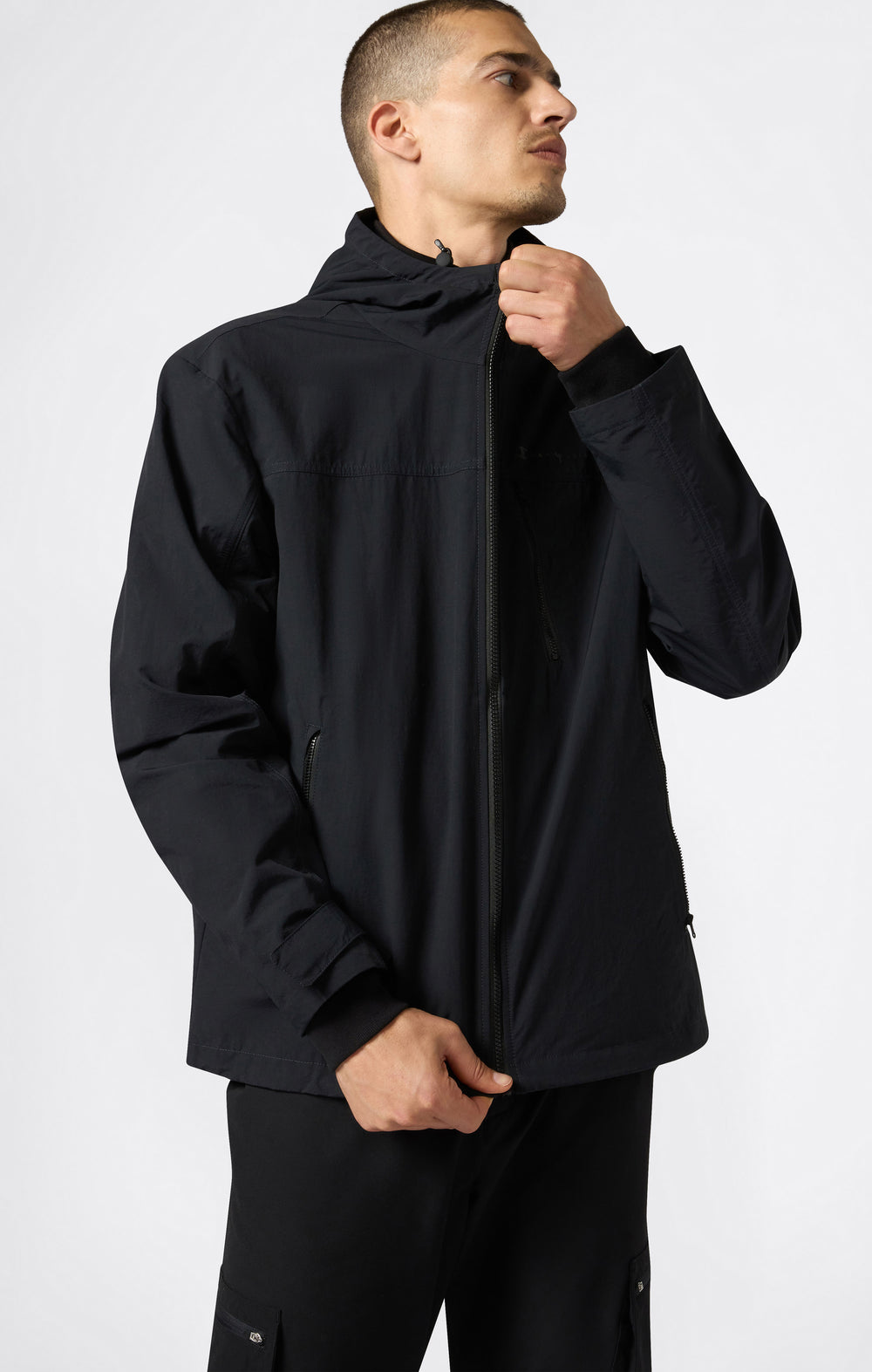 Herren Shelljacke mit Kapuze