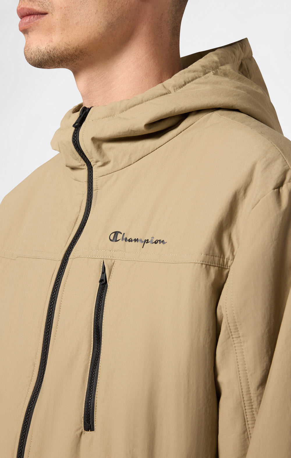 Herren Shelljacke mit Kapuze